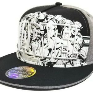 Marvel Avengers Adjustable Snapback Comic Hat